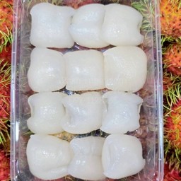 เงาะสดคว้านเม็ด 12 ลูก