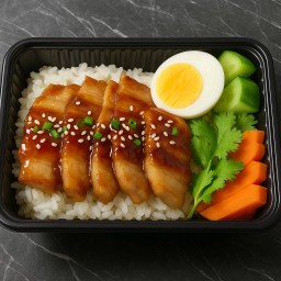 ข้าวหน้าหมูสามชั้นเทอริยากิ