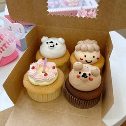 เซทคัพเค้ก4ชิ้น