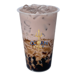 ชานมเผือกทาโร่ ไข่มุกลาวา