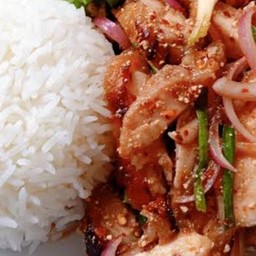 ข้าวน้ำตกไก่
