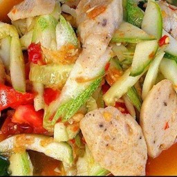 ตำแตงหมูยอ  ไม่ใส่ปลาร้า