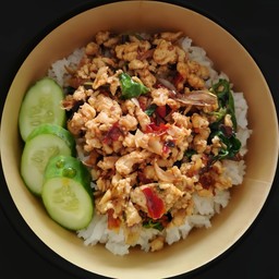 ข้าวกระเพราไก่