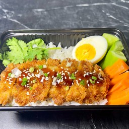 ข้าว ไก่กรอบเทอริยากิ