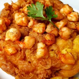 ข้าวไข่เจียวกุ้งสับ