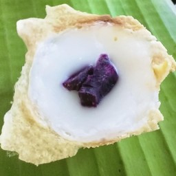 ขนมครกหน้ามันม่วง