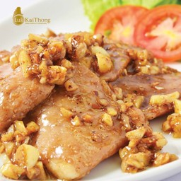 เนื้อทอดกระเทียม