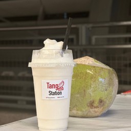 มะพร้าวปั่นนมสด