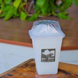 นมสดมะพร้าวปั่นไอติมกะทิ