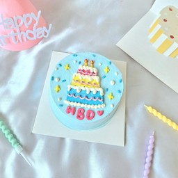 เค้กหลายชั้น (ระบุข้อความหน้าเค้กได้)