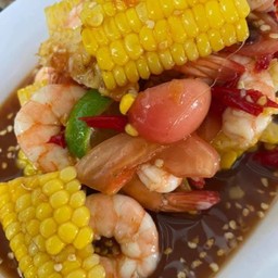 ตำข้าวโพดกุ้งสุก