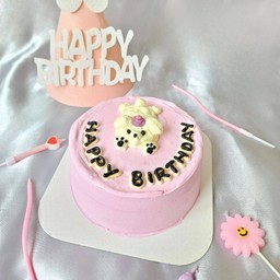 น้อนหมา (ระบุข้อความหน้าเค้กได้)