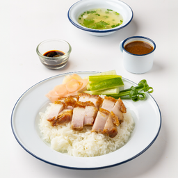 Crispy Pork on Rice ข้าวหมูกรอบ