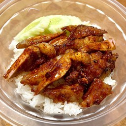 New!! ข้าวเนื้อทอดเบิร์นซอสหมาล่า