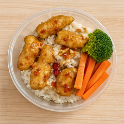 ข้าวปลาดอลลี่ผัดพริก