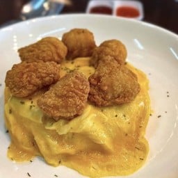 ข้าวไข่ข้นไก่ทอด