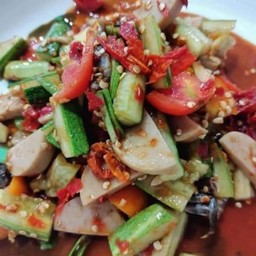 ตำแตง+หมูยอ