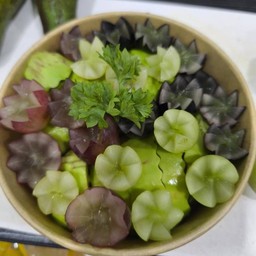 อโวคโด้+องุ่น พร้อมทาน