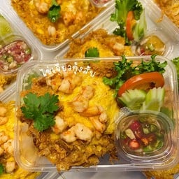 ข้าวไข่เจียวกุ้งสับ