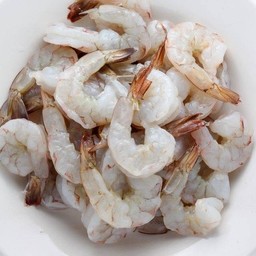 กุ้งสด,สุก 3 ตัว