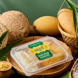 ข้าวเหนียวมะม่วงน้ำดอกไม้ (ขาว)