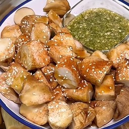 เห็ดออรินจิย่างซอสหมาล่า (น้ำจิ้มรสเด็ด)