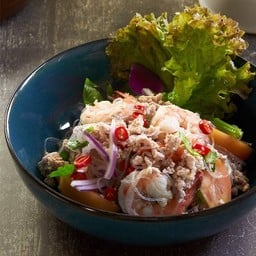 ยำวุ้นเส้นกุ้งสด