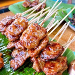 หมูปิ้งนมสด6ไม้