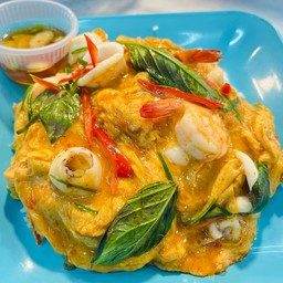 ข้าวไข่ข้นห่อหมกทะเล