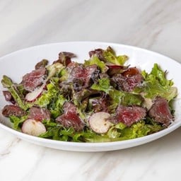 สลัดผัก เนื้อย่าง