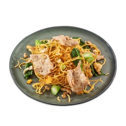 [ร้านราดหน้าจักรพรรดิ์] บะหมี่กรอบ ผัดชีอิ๋วหมู