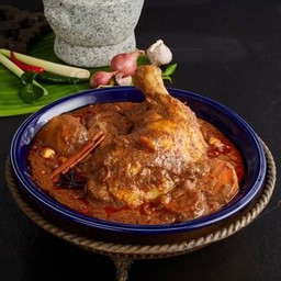 มัสมั่นไก่+โรตี