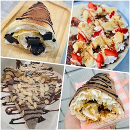 เครปเย็นหรือเครปแป้งนุ่มเเลือกไส้เอง