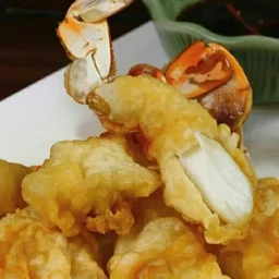 กรรเชียงปูม้าชุปแป้งทอด