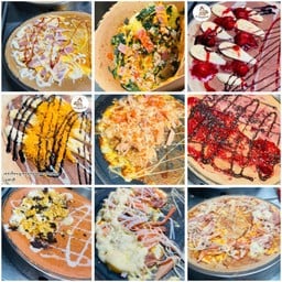 เครปร้อนแป้งกรอบหรือแป้งนุ่มเลือกไส้เอง