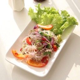 ยำวุ้นเส้นหมูสับ