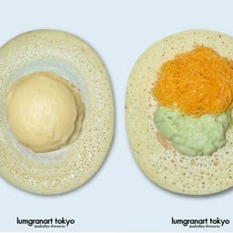 [เซตสุดฮิต] คัสตาร์ดครีม + สังขยาใบเตยฝอยทอง