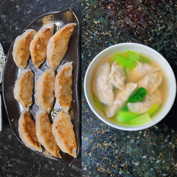 ไส้หมูกะหล่ำ 9ชิ้น+เกี๊ยวน้ำ