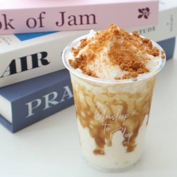 นมสดคาราเมลปั่น