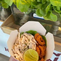 มัมหมีหมี่คลุกไก่ฉีก  ม.เกษตร บางเขน