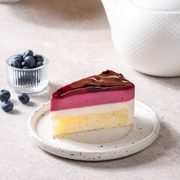 Blueberry Yogurt Mousse Cake