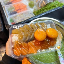 ข้าวตามใจดอง+น้ำจิ้มซีฟู้ด