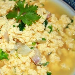 ต้มจืดไข่น้ำ(แบบไม่ทอด)