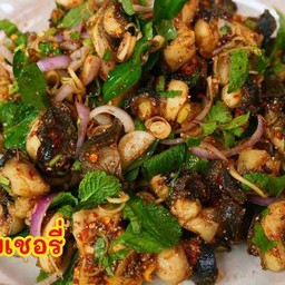 ลาบหอยเชอรี่