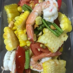 ตำข้าวโพดกุ้งสุก