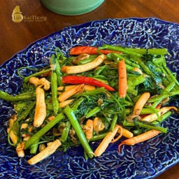 ผัดผักบุ้งก้ามกุ้ง