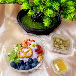 Set greek  acai + ผลไม้ 3 อย่าง
