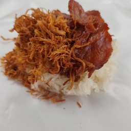 ข้าวหมูทอด 2 อย่าง