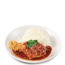 แมคข้าวน้ำตกไก่ทอด