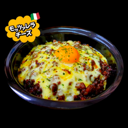 ยากิชีสแกงกะหรี่ดำ [ข้าวแกงกะหรี่เนื้อบดย่างชีส]